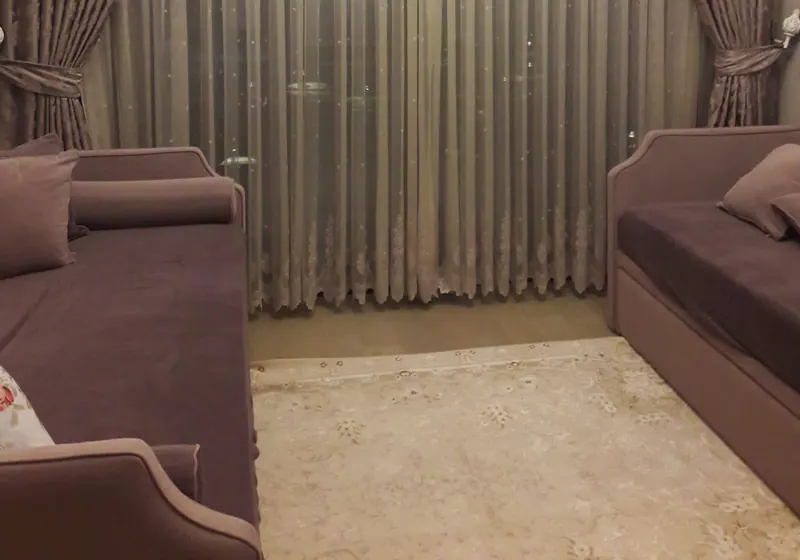 Hisar Kuru Temizleme tarafından bakımı tamamlanan perde uygulaması